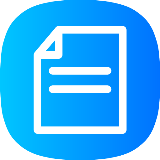 File Generic Flat Gradient icon