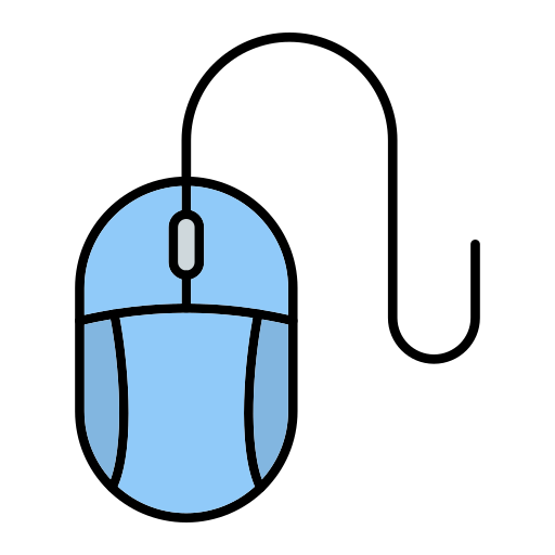 Mouse Generic Outline Color icon