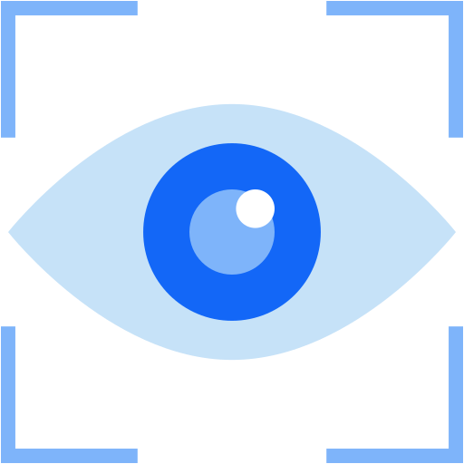 escaneo ocular icono gratis