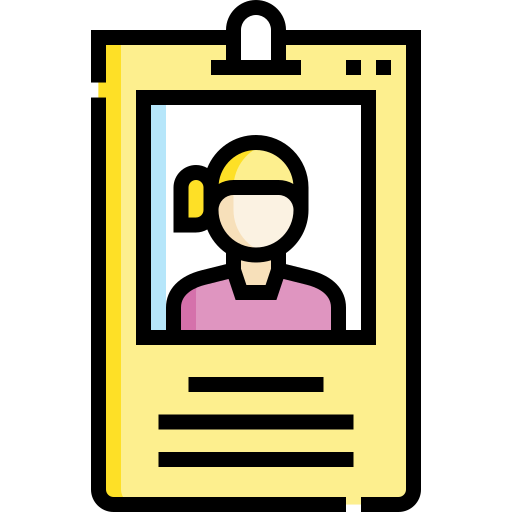 tarjeta de identificación icono gratis