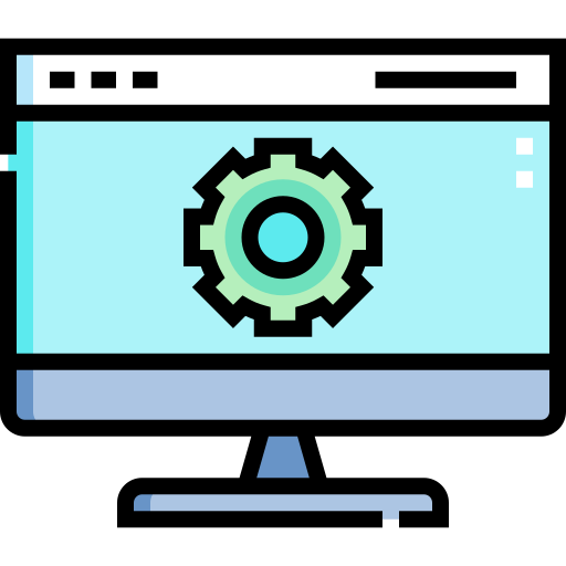 Web development Detailed Straight Lineal color icon