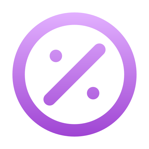 porcentaje icono gratis