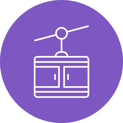 téléphérique Icône gratuit