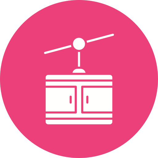 teleférico icono gratis