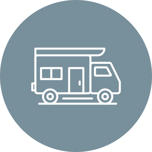 autocaravana icono gratis