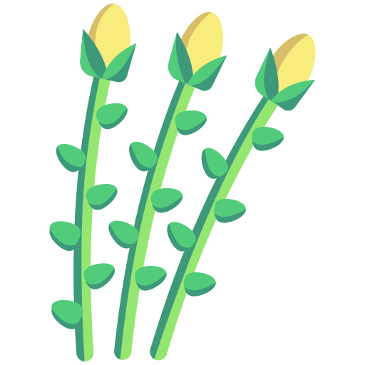 espárragos icono gratis