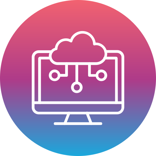 computación en la nube icono gratis