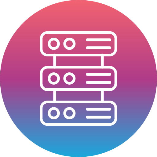 Database Generic Flat Gradient icon