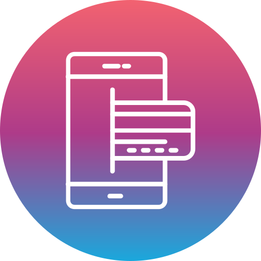 pago en línea icono gratis