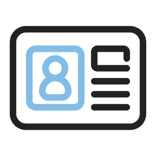 tarjeta de identificación icono gratis