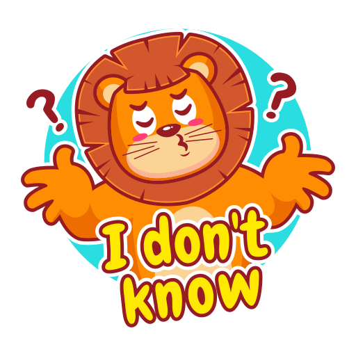 ich weiß nicht kostenlos Sticker ich weiß nicht kostenlos Sticker