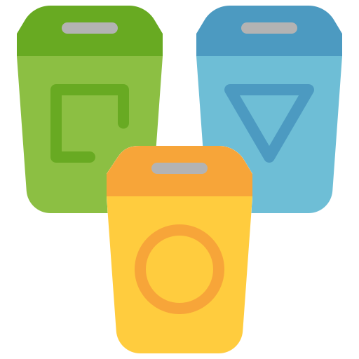 papelera de reciclaje icono gratis