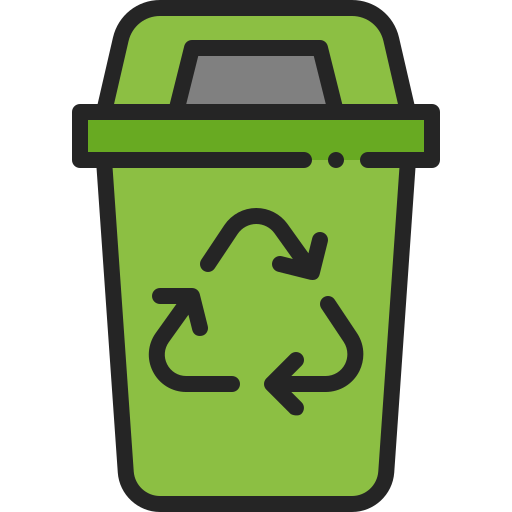 Recycle bin Generic Outline Color icon