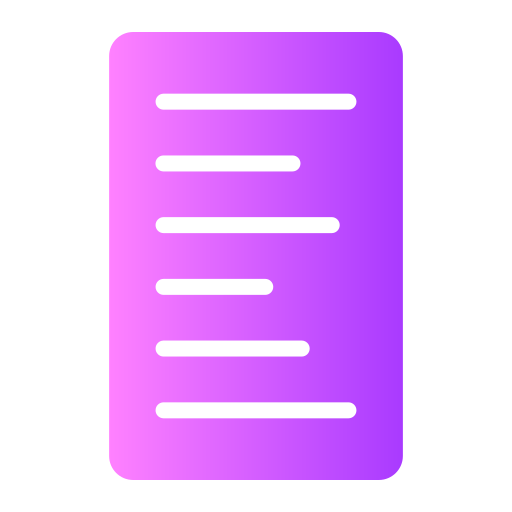 Document Generic Flat Gradient icon