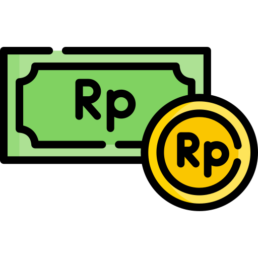 Indonesian rupiah Special Lineal color icon