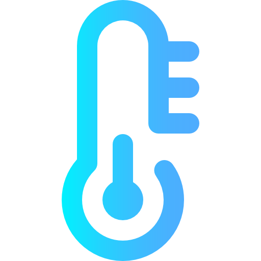 baja temperatura icono gratis