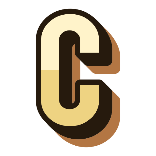 Letter c Generic Outline Color icon