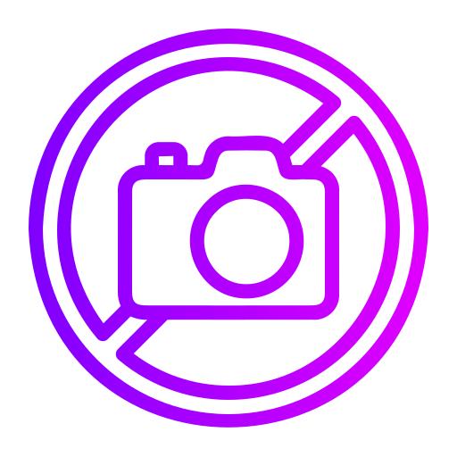 No picture taking free icon