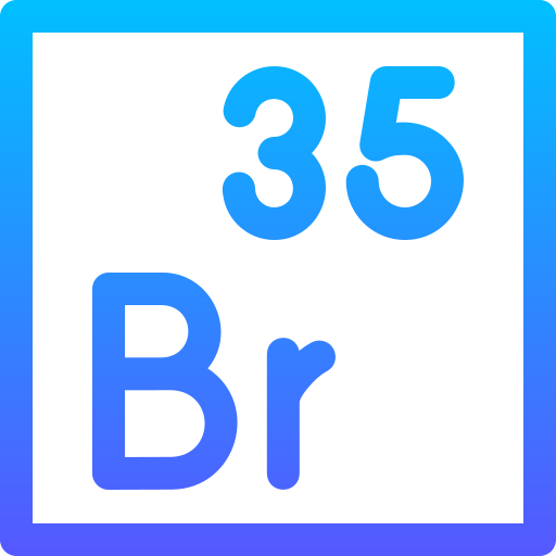 Bromine Basic Gradient Lineal color icon