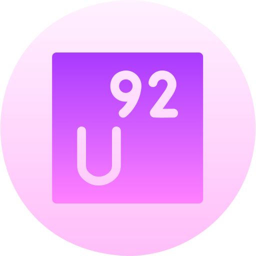 uranio icono gratis