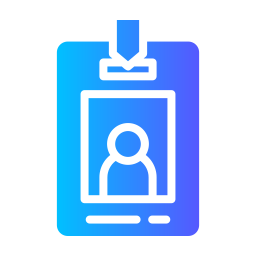 tarjeta de identificación icono gratis