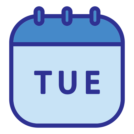 Tuesday Generic Blue icon