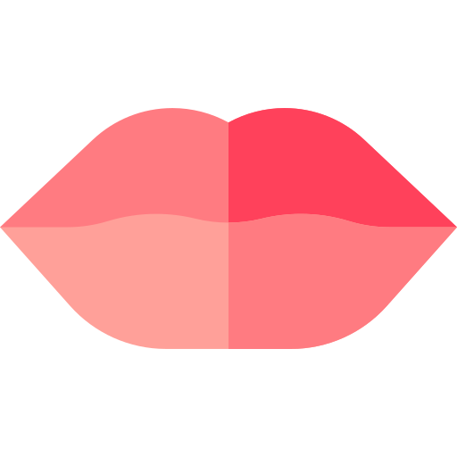 Lips Basic Straight Flat icon