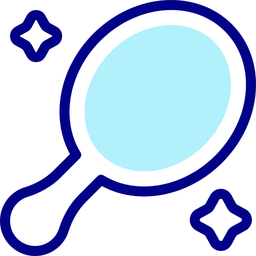 Hand mirror free icon