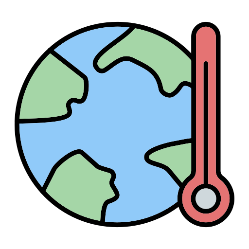 Global Warming Generic Outline Color icon