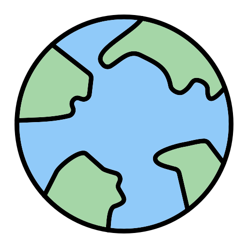 World Generic Outline Color icon