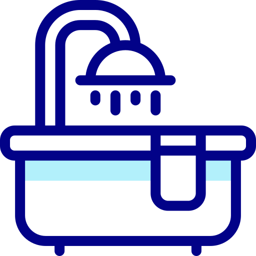 tina de baño icono gratis