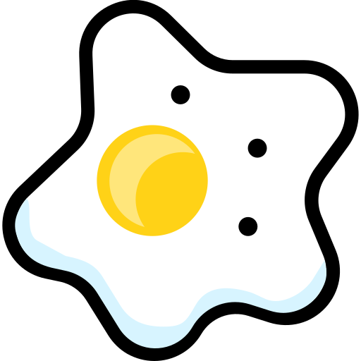 Egg Generic Outline Color icon