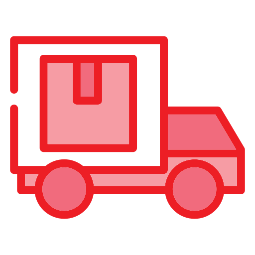 camión de reparto icono gratis