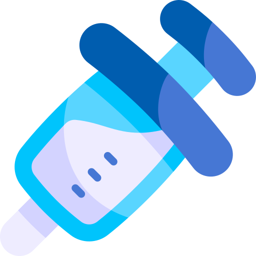 Syringe Kawaii Flat icon