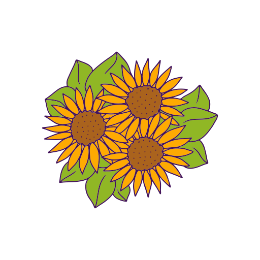 girasol gratis sticker