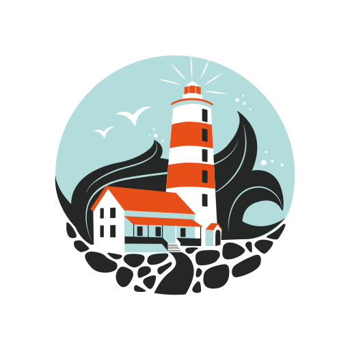 Lighthouse free sticker