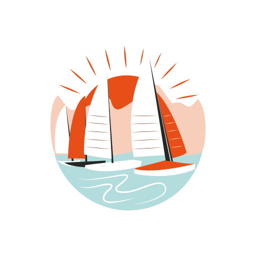 Sailboat free sticker