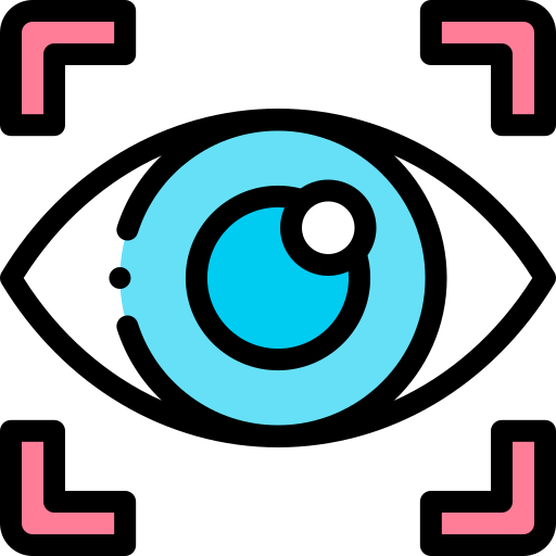 examen de ojos icono gratis