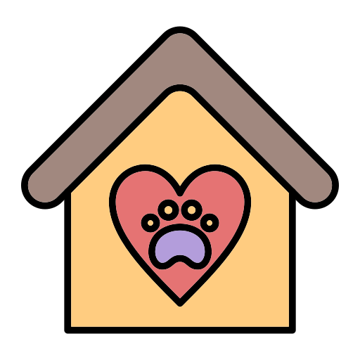 casa de mascotas icono gratis