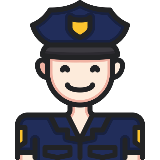 policía icono gratis