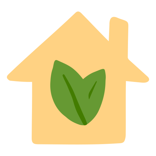 casa ecológica icono gratis