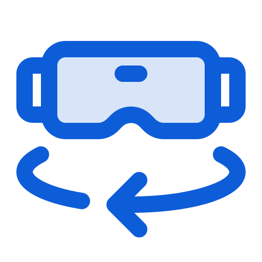 gafas de realidad virtual icono gratis