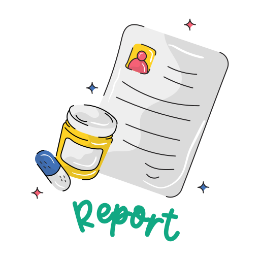 reporte gratis sticker