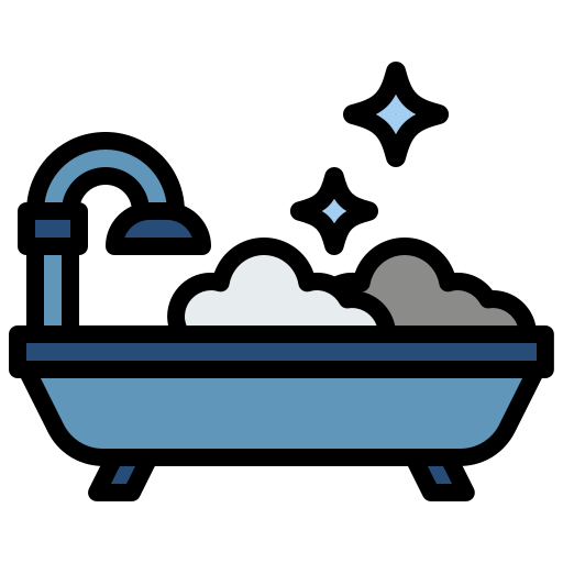 baignoire Icône gratuit baignoire Icône gratuit