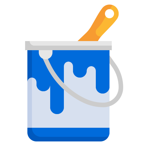 Blue paint, bucket, color, paint bucket tool icon - Download on Iconfinder