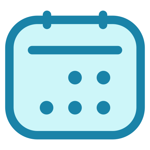 Calendar Generic Blue icon