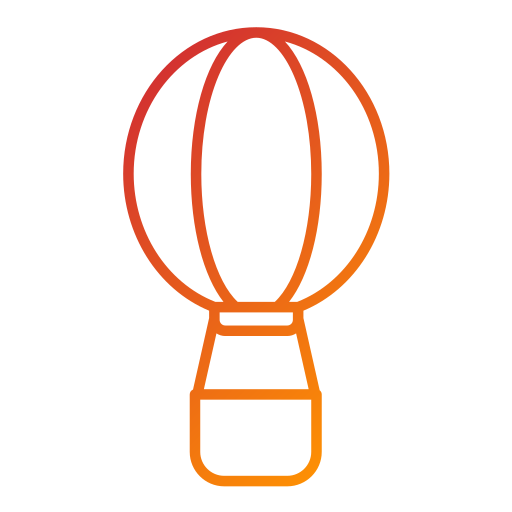 globo aerostático icono gratis