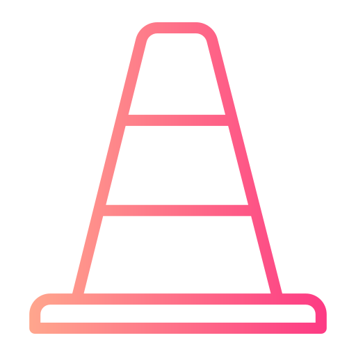 Traffic cone free icon