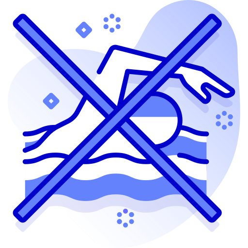 sin nadar icono gratis