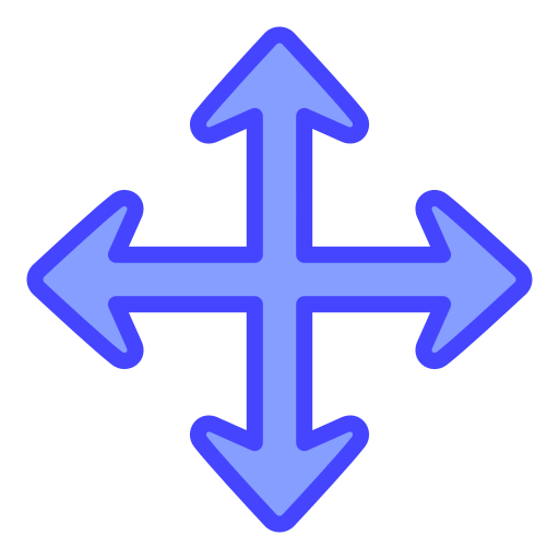 Move Generic Blue icon